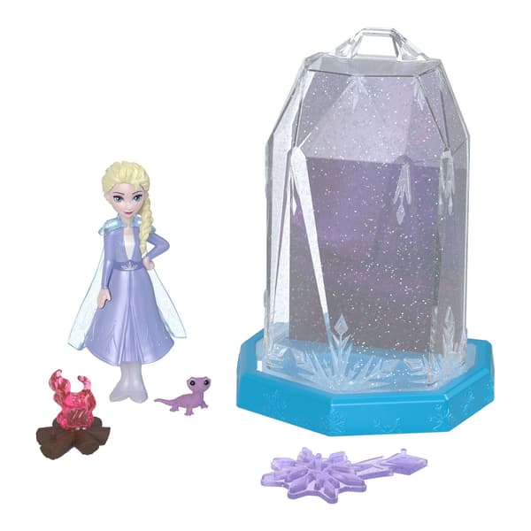 Frozen isbloklegetøj med dukke, ven og tilbehør