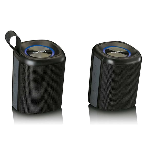 TWS Bluetooth 5.0 vedenpitävät kaiuttimet, 2 x 10 W, IPX7