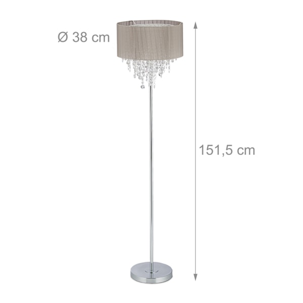 Luksuriøs gulvlampe