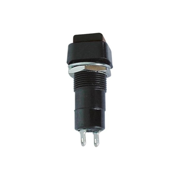 R18-23A Trykkontakt 1P Off-On Sort 3A/125V