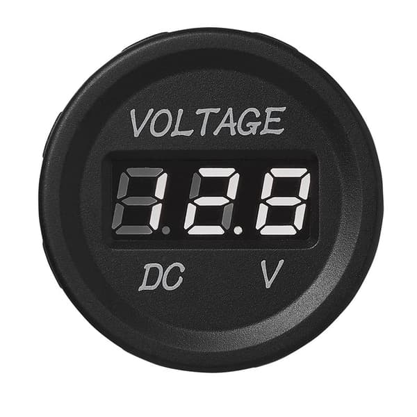 Indbygget digitalt voltmeter 6-30V