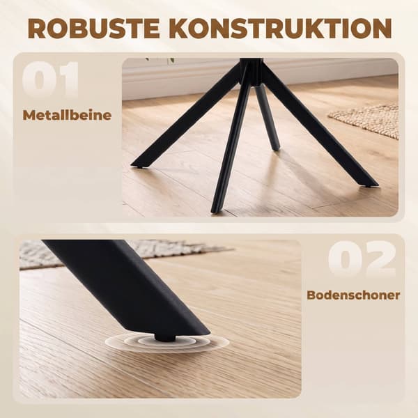 Beige snurrstolar med armstöd, set om 2