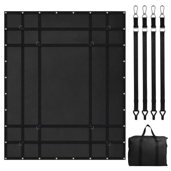 Lastnet til lastbillad 72 x 57 tommer, 700 lb, 4 stropper