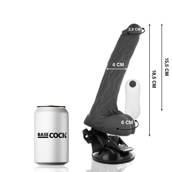Basecock - Realistisk artikulerbar fjernbetjening Sort 18,5 Cm -O- 4 Cm