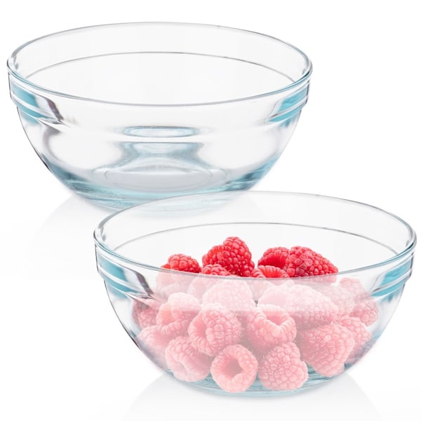Glasskåle 14 cm, 500 ml 2 stk.
