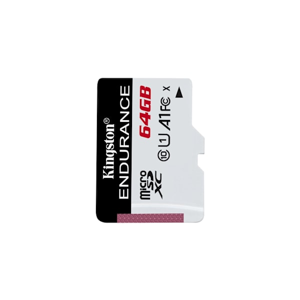 Kingston High Endurance microSDHC 64GB - Robust och Pålitlig Lagring för Krävande Miljöer