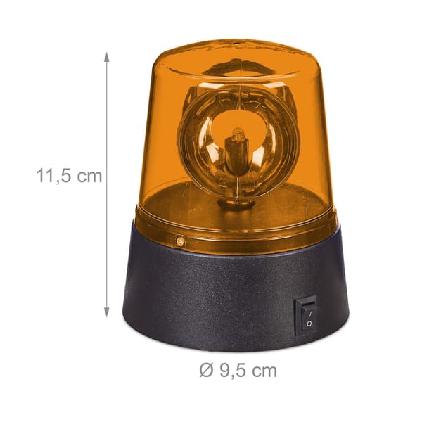 Oranssit pyörivät LED-juhlavalot, 2 kpl sarja