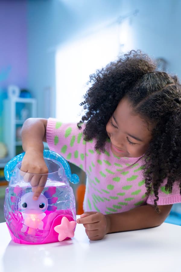 Animagic Let´S Glo Axolotl Bubble Reef