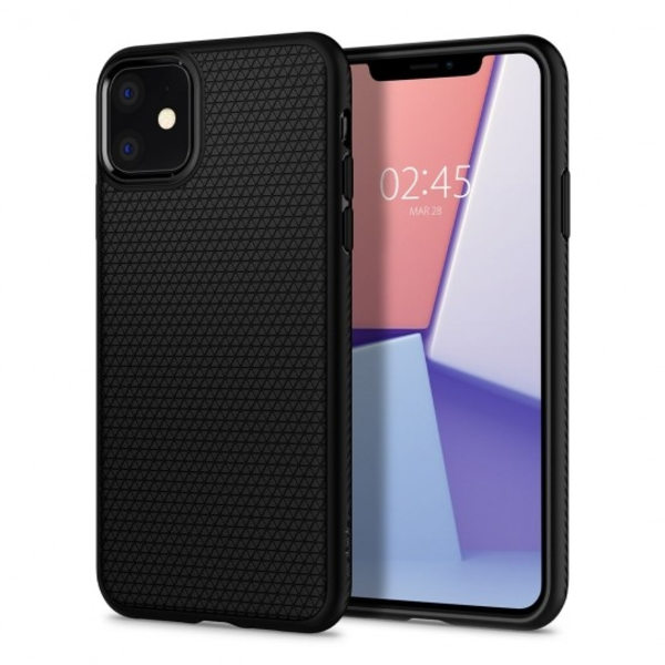 Spigen Liquid Air Cover til iPhone 11 & XR - Sort