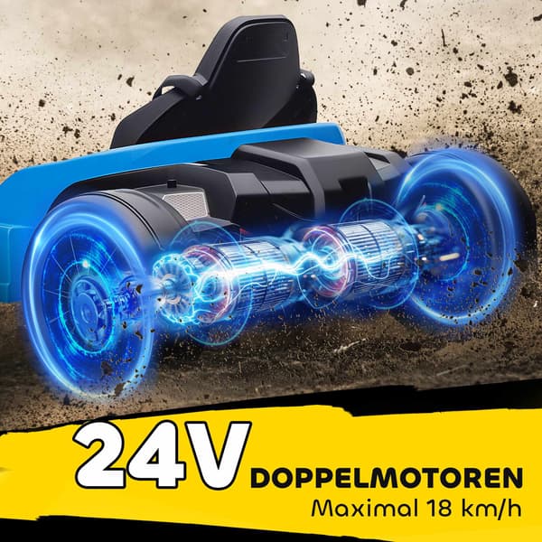 24V elektrisk gokart, drifttilstand, justerbart sæde, alder 6-12