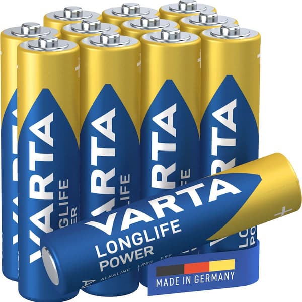 Alkaliskt batteri AAA 1,5 V High Energy 12-Pack