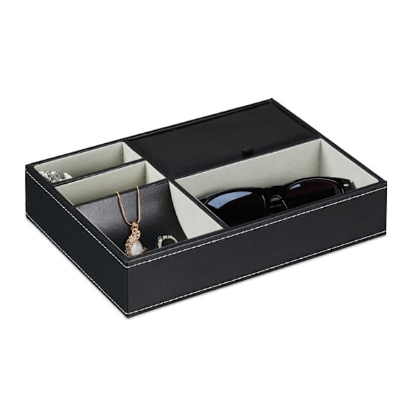 Smyckesfack i läderlook
