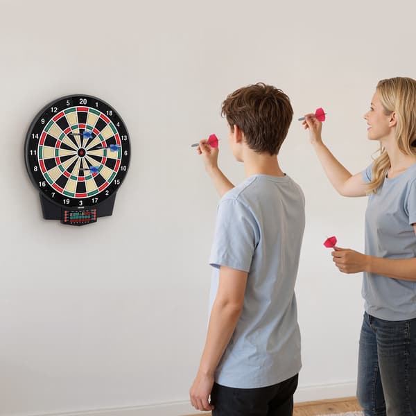 Elektronisk dartskive, 43 spil, 8 spillere, farve-LCD