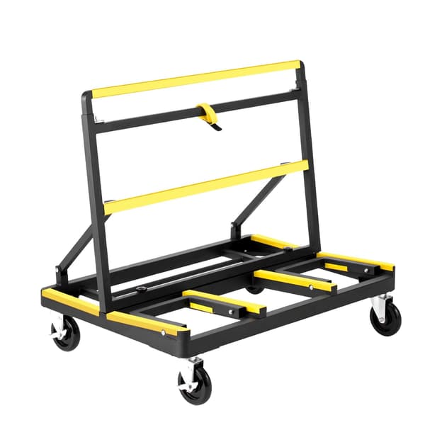 Gipsvægsvogn, kapacitet 1800 lb, foldbar stål