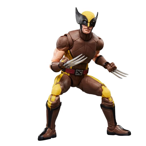 Marvel Legends -sarjan Deadpool ja Wolverine - Wolverinen ruskea pukufiguuri 15cm