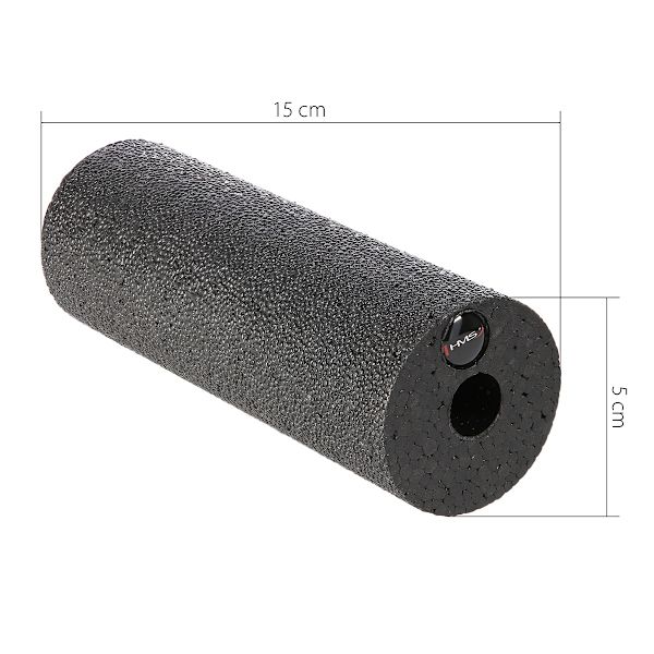 Foam Roller, musta, 15 cm