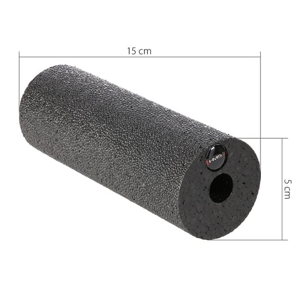 Foam Roller, Sort, 15 cm