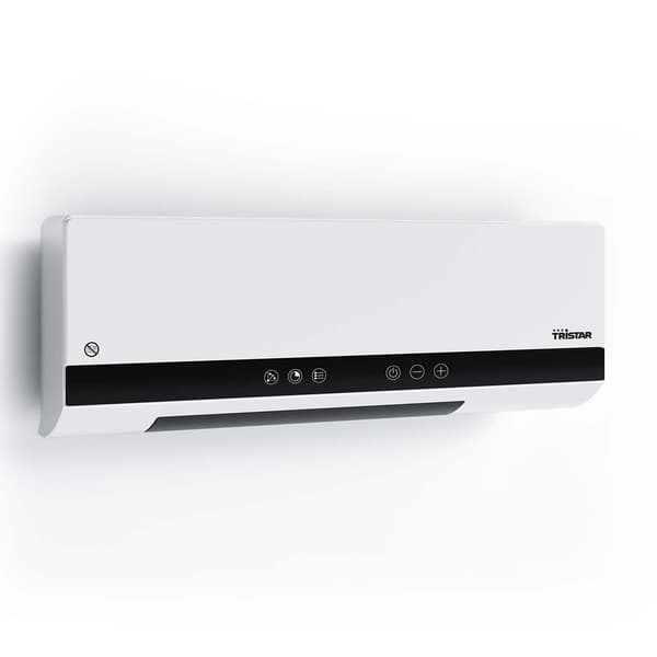 Väggmonterad keramisk värmare 2000W oscillerande