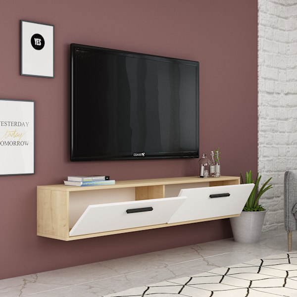 TV Stativ Inel - Safir, Vit