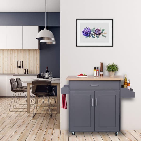 Køkkenvogn med bordplade