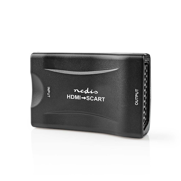 HDMI ™ Omvandlare | HDMI™ ingång | SCART Hona | Envägs | 1080p | 1.2 Gbps | ABS | Svart