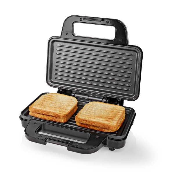 Sandwich Maker | 900 W | 26.8 x 14.5 cm | Automatisk temperaturregulering | Aluminium / Plastik