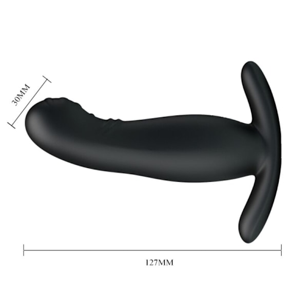 Mr Play - genopladeligt sort prostata massageapparat