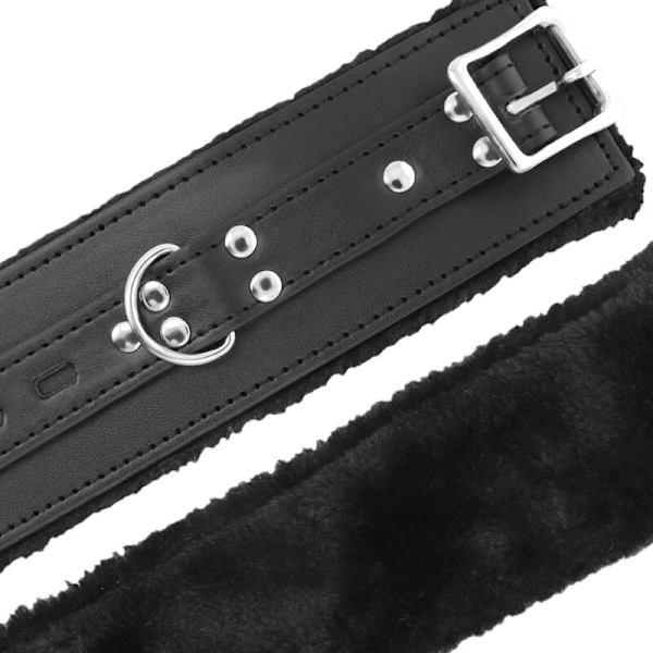 Darkness - Svartfodrade Bdsm-handbojor
