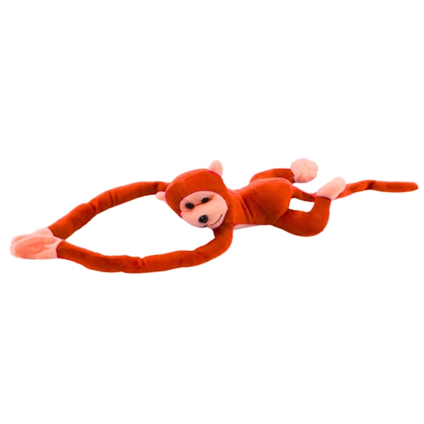 60 cm Plys Monkey Mascot med lyd, velcro og charme