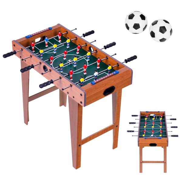 Bordfotbollsspel, 69x35 cm, Trä, 2 bollar ingår