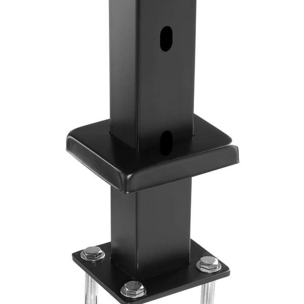 Kabelgelænderstolpe, 91 cm, 76 cm vinklet, 10 huller