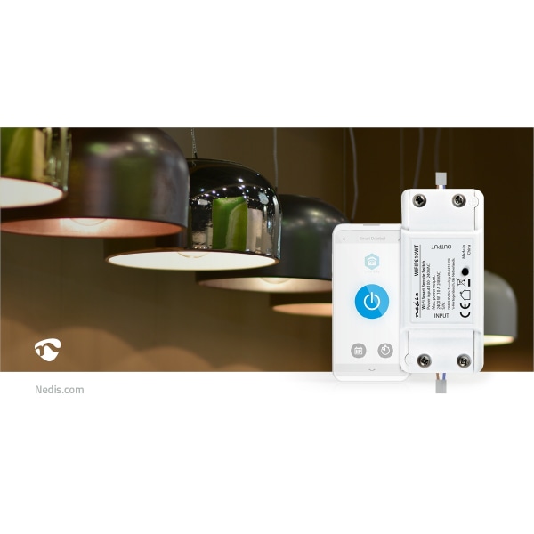 SmartLife Virtakytkin | Wi-Fi | 2400 W | Riviliitin | Sovellus saatavana kohteeseen: Android™ / IOS