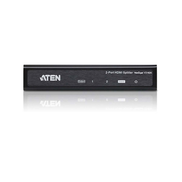 2-Väylä 4K HDMI Jaotin Musta