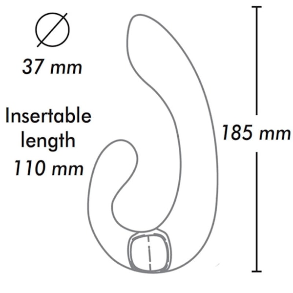 Shunga - Miyo Intimate Massager musta