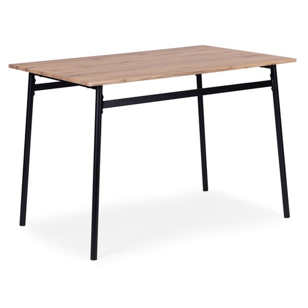 Matbordsset med 4 stolar, MDF och stål