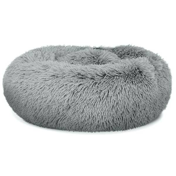 Universal plysseng til hunde og katte, 40 cm - lysegrå