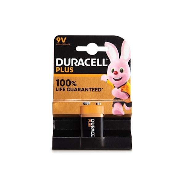 Duracell - Plus Alkaline Batteri 9 V E-Block 6Lr61 Mn1604 - 1 st