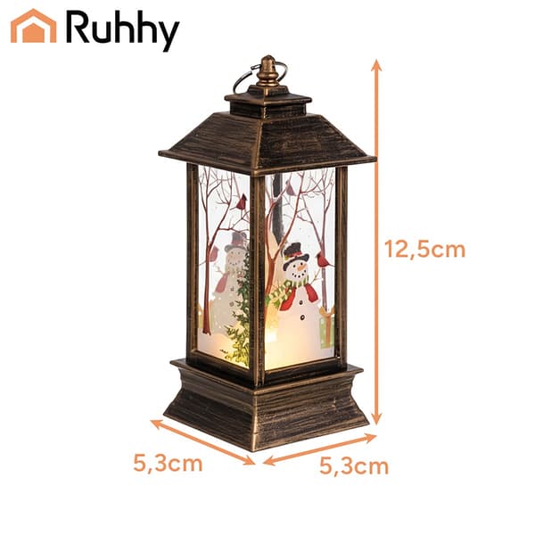 Ruhhy 26754 kobber LED julelanterne