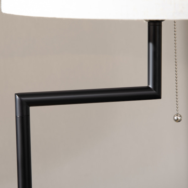 Lattiavalaisin, Lattiavalaisin Hyllyllä, 40 W Lattiavalaisin Usb-Portilla, Lattiavalaisin, Teräs, Kerma, Ø40 X 168 Cm, Ei Polttimoa