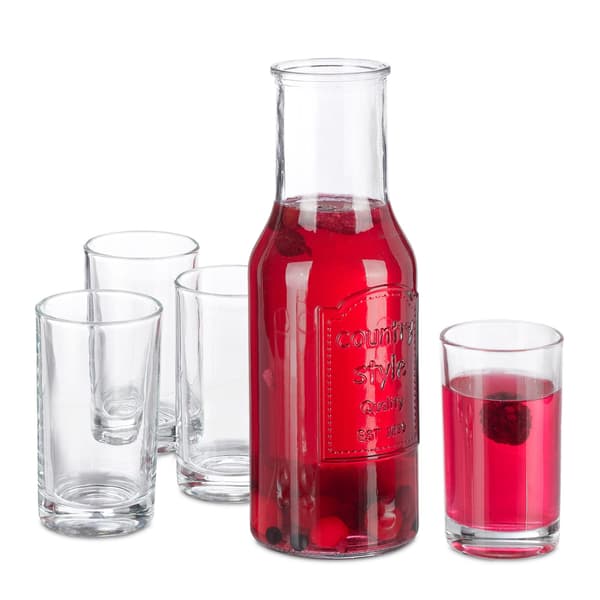Vandkaraffel med glas