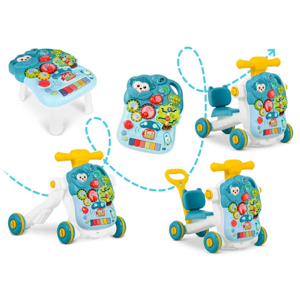 Pædagogisk bord 4-i-1 Ricokids Green 781500