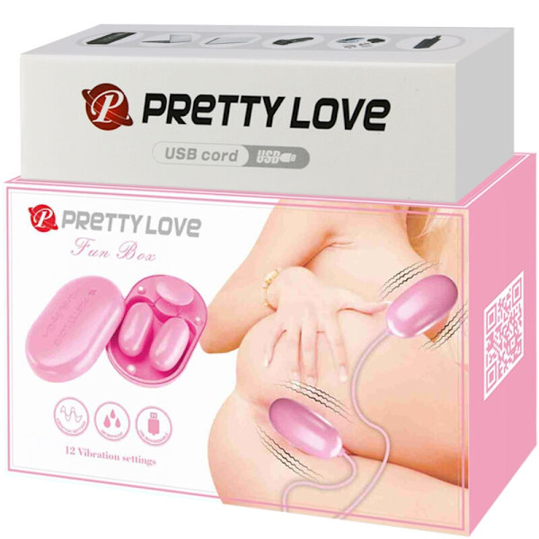 Pretty Love - Fun Box Rosa Vibrerande Kula