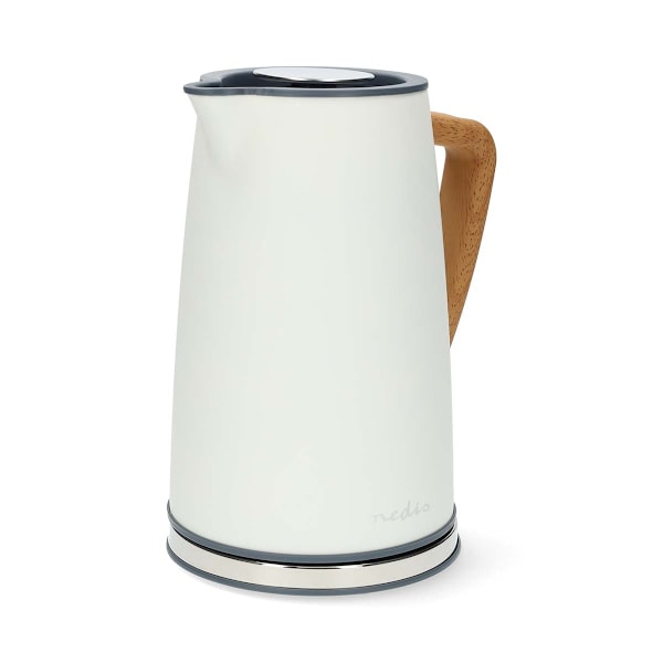 Elkedel | 1.7 l | Soft-Touch | Hvid | Drejelig 360 grader | Skjult varmeelement | Strix®-controller | Beskyttelse mod kogetørring