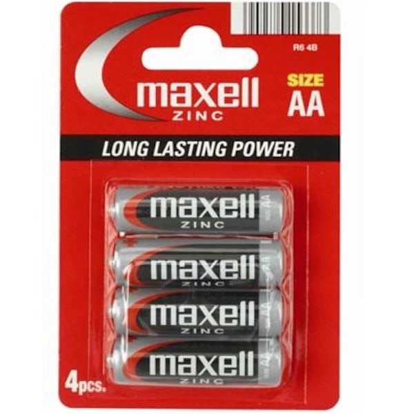 Maxell - Pila Salina Manganeso Aa R6 * 4 yksikköä