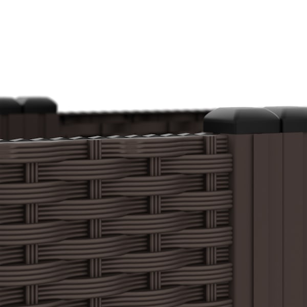 Plantekasse i rattan look