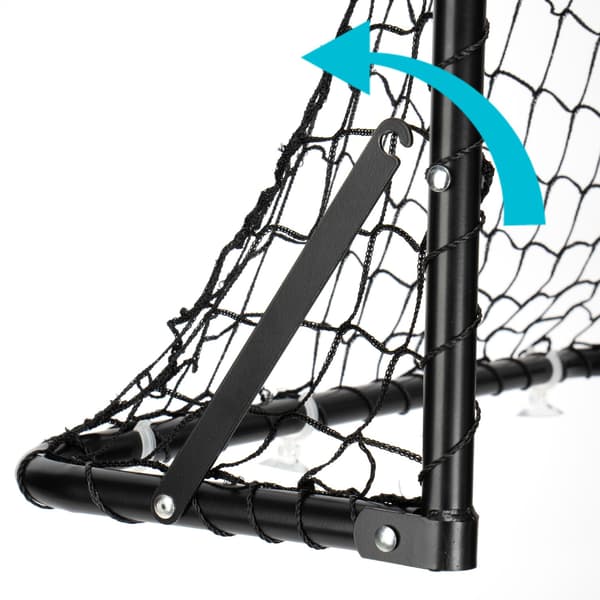 Fodboldmålsæt, 2 foldbare stålmål, 61x46 cm