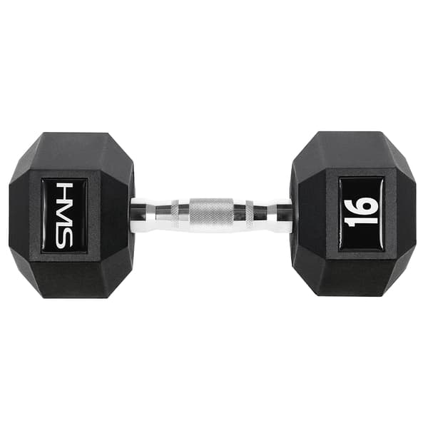 Hex Hantel 16 kg – Slitstark, anti-roll design