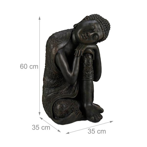 Buddha statue 60 cm høj