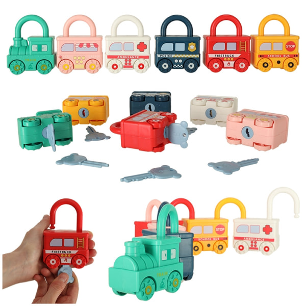 Kouluttava pulmapeli autoblokit riippulukot sensorilelu Montessori