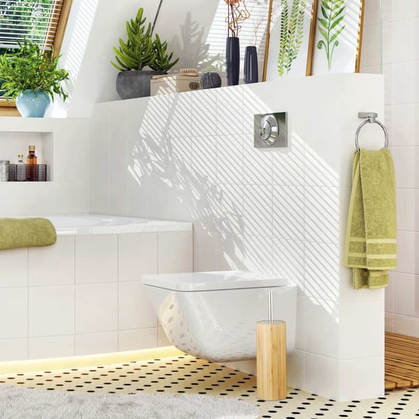 Bambus toiletbørsteholder